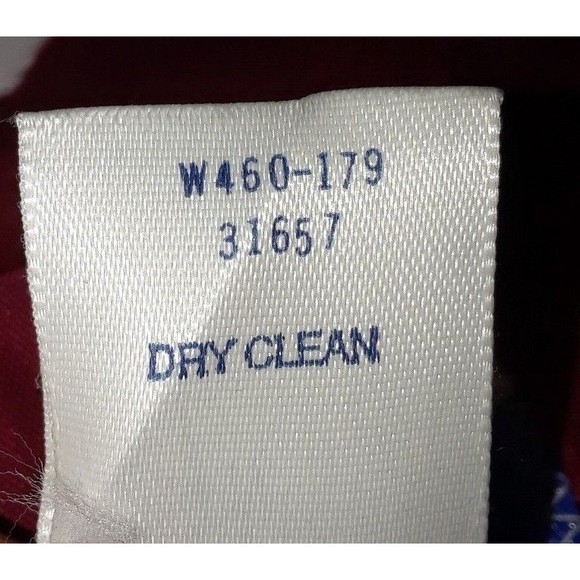 Pendleton-Wool Jacket-Red-Lined-Waist Coat/Blazer - Picture 9 of 10